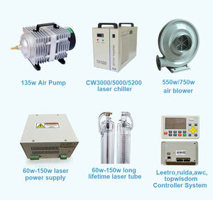 100W 130W 150W vải <span class=keywords><strong>Laser</strong></span> Cutter Trung Quốc Hội Đồng Quản trị bọt gỗ Acrylic CO2 máy cắt <span class=keywords><strong>laser</strong></span> - Product Image 6