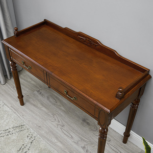 Escritorio de madera maciza a la venta, escritorio de estudio de estilo americano, mesa de aprendizaje para niños de varios tamaños con taburete, muebles para sala de estudio en casa - Product Image 6