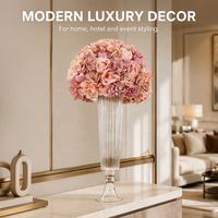 Vase Trompette Haut en Verre Transparent Côtelé pour Centre de Table de Mariage et Fêtes – Vente en Gros pour la Maison et le Salon