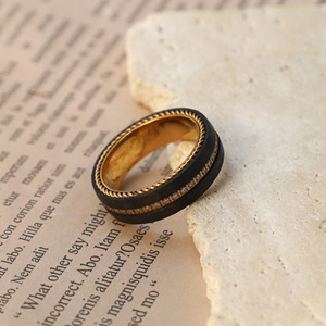 Custom Pure <b>Titanium</b> <b>Ring</b> Geometric Design Channel Setting Women's Everyday Wear Jewelry - Product Image 2