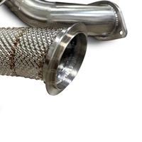 MPER pour BMW M3 M4 G80 G82 Downpipe en acier inoxydable avec bouclier thermique et tuyau avant – Amélioration des performances sonores agressives