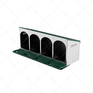 Caja de Anidación Deslizable de 4 Compartimentos, Caja de Puesta de <span class=keywords><strong>Huevos</strong></span> de Gallina con Recolección de <span class=keywords><strong>Huevos</strong></span> Deslizable - Product Image 4