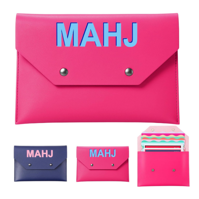 Magnetic Clutch Card Holder Envelope Game Mahjong Card Pouch Tableware Playing Card Bag Portable Mahjong Entertainment Accessory