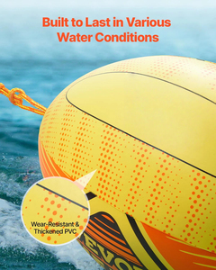 Rope Performance Booster Ball Thickened PVC <b>Inflatable</b> Water Sports Tow Rope High Tensile Strength Safety Valve for Children - Product Image 3