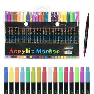Rotuladores de Doble Punta, Rotuladores de Pintura Acrílica, 96 Colores, Punta Extra Fina, Tinta Permanente a Base de Agua, Resistente al Agua, para Piedra - Product Image 3