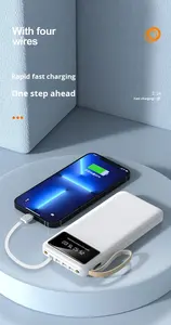 <span class=keywords><strong>Cargador</strong></span> Portátil con Cable Integrado de 20000 mAh con Soporte para Teléfono - Product Image 3