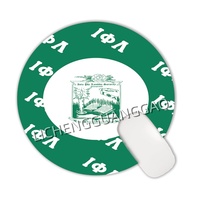 Nouveau tapis de souris rond Sigma Gamma Rho Sorority, base en caoutchouc antidérapante, tapis de bureau, surface lisse, tapis de souris pour ordinateur, accessoire pour la maison