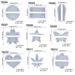 Moldes de Silicona Hechos a Mano para Manualidades, Adornos Decorativos Estilo Ins, Molde para Tarjetero con Forma de Hoja de Arce YB211 Kingnoo en Existencia - Product Image 4