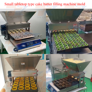 Línea de Producción de Panadería Multifuncional Totalmente Automática, Máquina de Llenado de Masa para Pasteles de Tipo Sobremesa para Cupcakes de <span class=keywords><strong>Chocolate</strong></span> - Product Image 4