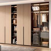 Armoire de chambre à coucher moderne de luxe, mobilier de chambre classique, grande capacité de rangement pour dressing, Chine