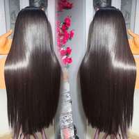 Perruque frontale en dentelle HD 13x6 en cheveux vietnamiens bruts de donneur, ultra-lisses, avec cuticules alignées, sans colle, pour femmes noires