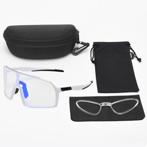 Lunettes de soleil polarisées pour le cyclisme, monture intégrale, verres photochromiques, protection UV 100 %, lunettes de sport multifonctionnelles pour activités de plein air - Product Image 1