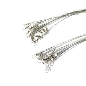 スチールワイヤーリーダー旋回釣りアクセサリー3色リードコアリーシュ15-30CMコイ用アンチバイト釣りライン - Product Image 6