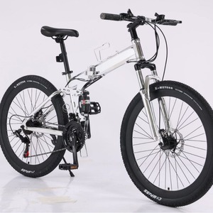 Bicicleta Plegable de Montaña de 26 Pulgadas con Cuadro de Aleación de Aluminio, Horquilla con Suspensión, Ligera y Plegable para Adultos - Product Image 1