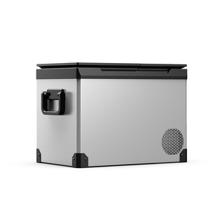 Nevera Portátil para Auto de 45L con Doble Puerta, Compresor de 12V, Congelador Portátil con Zonas de Temperatura Dual, Carcasa Metálica para Uso en Auto y Hogar - Product Image 1