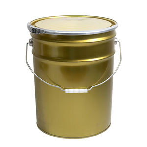 Seau en métal vide de 10 litres et 20 litres avec poignée en métal en <span class=keywords><strong>plastique</strong></span> et couvercle utilisé pour emballer l'encre ou la graisse de peinture - Product Image 4