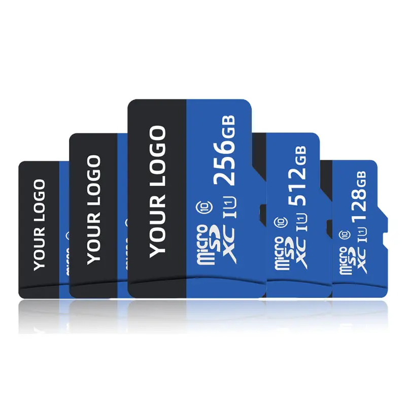 ODM SD TF-Karte 8 GB OEM LOGO 16 GB 32 GB 64 GB 128 GB 256 GB 512 GB Klasse 10 U1 U3 Speicherkarte für Mobiltelefon Kamera GPS