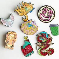 Badges de revers personnalisés en gros : Créez votre propre logo – Épingles en métal émaillé souple ou dur, mignonnes et originales