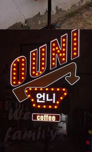 Panel de visualización de puntos con tapa para marquesina de estilo Retro, tablero de visualización de letras, señalización de arte cinético dinámico para cafeterías - Product Image 4
