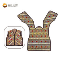 Gilet chauffant à photons infrarouges lointains Jiwan Lejia en améthyste, jade et tourmaline pour le corps, avec lumières bio-photoniques, plage de température 30-70°C