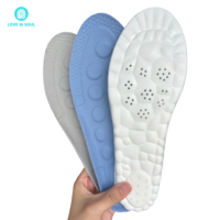 Loveinsoul 4D sport PU plein arc antibactérien anti-transpiration respirant haute élasticité Absorption des chocs fasciite plantaire semelle intérieure