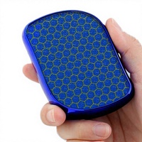 Râpe à pieds en verre double face durable pour éliminer les callosités, outil de pédicure humide et sec