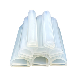 Guarnizione in <span class=keywords><strong>Gomma</strong></span> Siliconica Personalizzata a Forma di E, Striscia Sigillante per Porta del Forno e Vaporiera, Guarnizione in Silicone Tipo E - Product Image 1