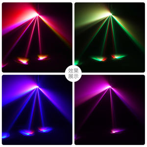 Luces de haz LED RGBW cuatro en uno para escenario blanco con colores verde y rojo teñido Bee Eye Stage Butterfly DJ Nightclub - Product Image 2