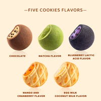 Biscuits au matcha, biscuits moelleux, biscuits au beurre danois, biscuits au thé, biscuits sucrés, boîte de 70g