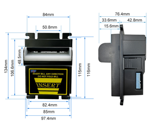 Accepteur de facture TB74 d'usine pour distributeur automatique avec signal d'impulsion - Product Image 5