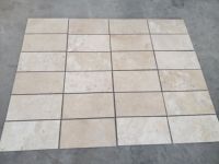 Carrelage en marbre naturel de travertin blanc du Henan, motif français, vente en gros SHIHUI, poli, pour usage intérieur et extérieur