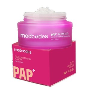 Medcodes PAP Polvo Blanqueador Dental 12g Cuidado Bucal Eliminador de Manchas - Product Image 5
