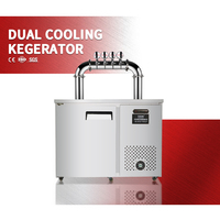 Distributeur de bière Kegerator portable Distributeur de bière artisanale en acier inoxydable