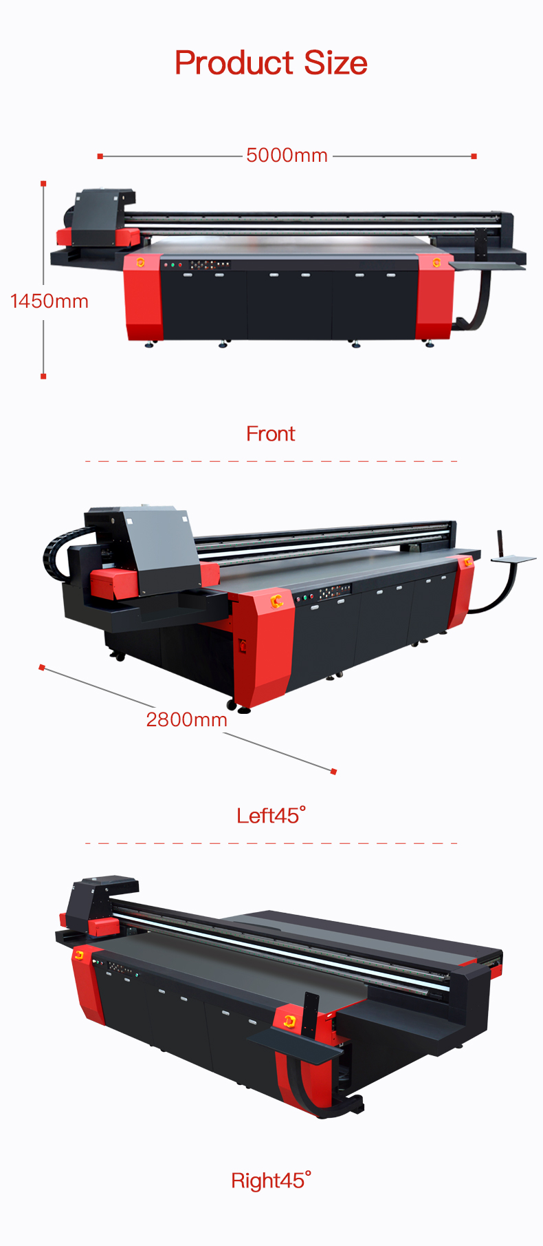 Industry Leading Brand MT Large Format uv flatbed printing machine price