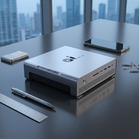 Mini PC FEVM FAEX9 Ocukink con Procesador AMD Radeon 8060S Ai MAX+ 395, 16 Núcleos, 32 Subprocesos, LPDDR5, SSD de 128 GB, Windows 11, Nuevo para Juegos