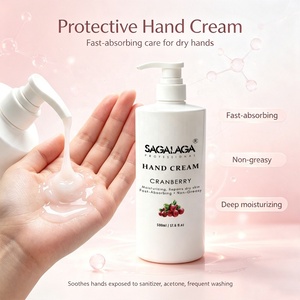 ครีมทามือ SAGALAGA 500 มล. แพ็คใหญ่ 9 กลิ่น วานิลลา เลมอน แครนเบอร์รี่ กลิ่นออร์คิด บาล์มบำรุงมือสำหรับมือแห้งแตก โรงงานผลิตเอง - Product Image 3