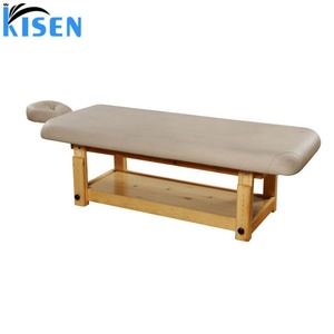 Kisen Modern Beauty Salon Furniture Facial Spa Solid Wooden Base <b>Lash</b> Adjustable Massage Soft <b>Table</b> Beauty <b>Bed</b> - Product Image 4