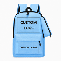 Sacs à dos scolaires unisexes personnalisés en gros, motif géométrique, avec fermeture éclair, en tissu Oxford, 20-36L, légers, avec impression de logo, en polyester, idéaux pour les cadeaux