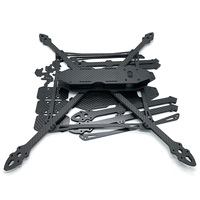 Kit de châssis de drone FPV en fibre de carbone OEM 7 pouces 8 pouces 9 pouces avec gravure CNC et logo personnalisé
