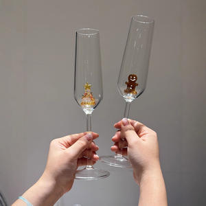 Copa de Vino Espumoso Hello Kitty para Parejas, de Vidrio de Borosilicato Alto, Estilo Minimalista, Moderno, Simple y de Alta Calidad - Product Image 3