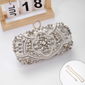 Sac de soirée de luxe en strass étincelants de haute qualité, pochette scintillante, sac à main de luxe pour mariage et fête, grands sacs de soirée en cristal tendance - Product Image 3