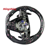 Volant et palettes de changement de vitesse en fibre de carbone forgée rose personnalisées 2013-2019, ajustement personnalisé pour Cadillac ATS-V CTS-V