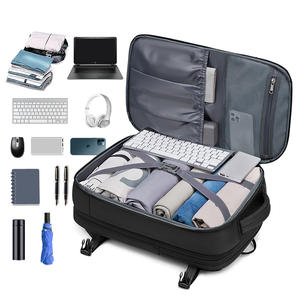 Sac à dos de randonnée de voyage grand format avec logo personnalisé, imperméable, pour le sport de plein air, avec compartiment à chaussures - Product Image 2