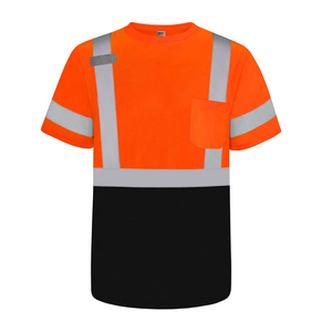 Camiseta <span class=keywords><strong>de</strong></span> <span class=keywords><strong>Seguridad</strong></span> <span class=keywords><strong>de</strong></span> Alta Visibilidad con Construcción <span class=keywords><strong>de</strong></span> Malla Transpirable <span class=keywords><strong>de</strong></span> Alto Rendimiento, Reflectante, <span class=keywords><strong>de</strong></span> Manga Corta - Product Image 4