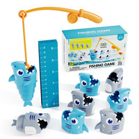 Jeu de pêche rétractable Fishing Master, jouet de pêche interactif parent-enfant, jeu de table, jouet de pêche en plastique, à partir de 3 ans