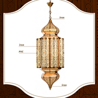 Lustre LED suspendu sur mesure, style vintage, découpé, pour mosquée, Majlis arabe, salon et restaurant