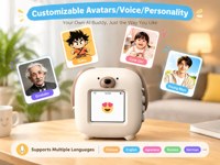Jouet intelligent compagnon émotionnel IA, jouet interactif parlant pour enfants, pour les voyages, la pratique vocale, l'utilisation à domicile, robot IA