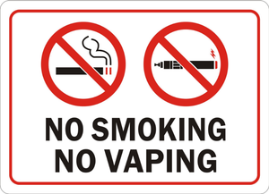 Cartello Pubblicitario Personalizzato in Acrilico Bianco 'Non Fumare' 10x10cm per Case, Centri Commerciali, Aziende e Ospedali - Product Image 6