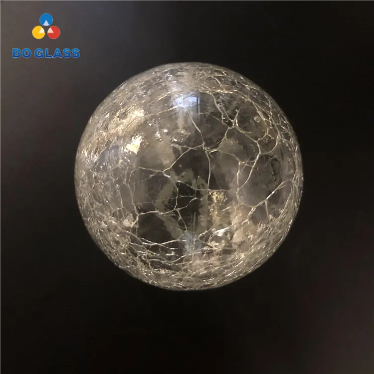 Handblown Different Sizes Clear Crackle Glass Lampshade Replacement For Pendant Chandelier Wall Light