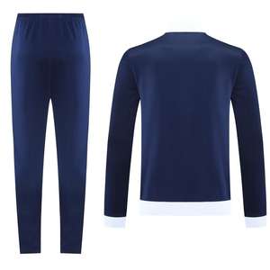 Setelan Training Sepak Bola Pria Premium 2025/2026 Bahan Velour dengan Ritsleting, Sweatshirt Kasual untuk Latihan Sepak Bola di Eropa - Product Image 2